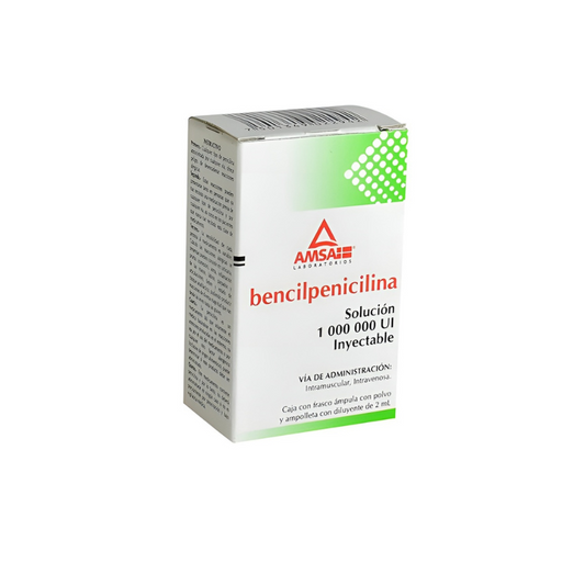 BENCILPENICILINA SODICA CRISTALINA 1,000,000 U INY AMP C2 ML