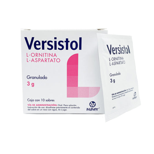 VERSISTOL GRANULADO 3 GR CAJA C/10 SOBRES