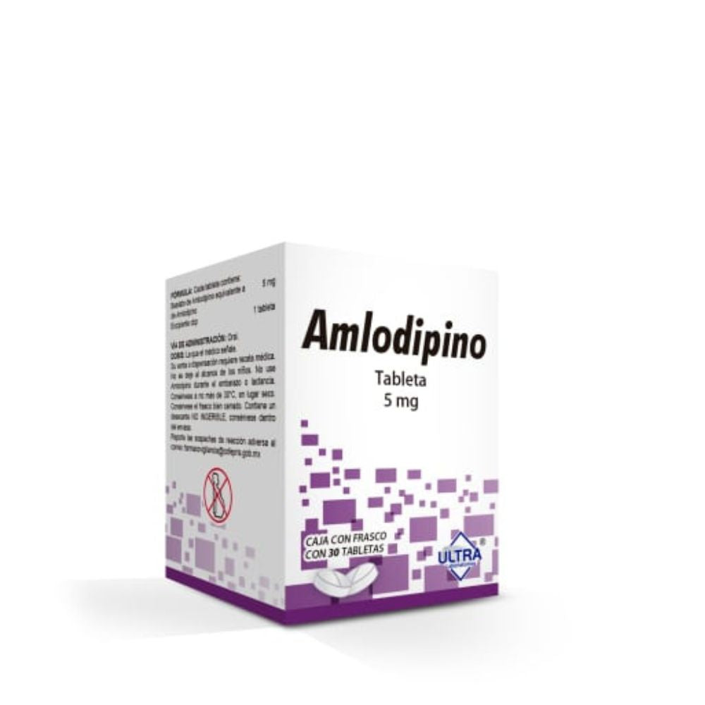 AMLODIPINO 5 MG FCO 30 TAB  LGEN