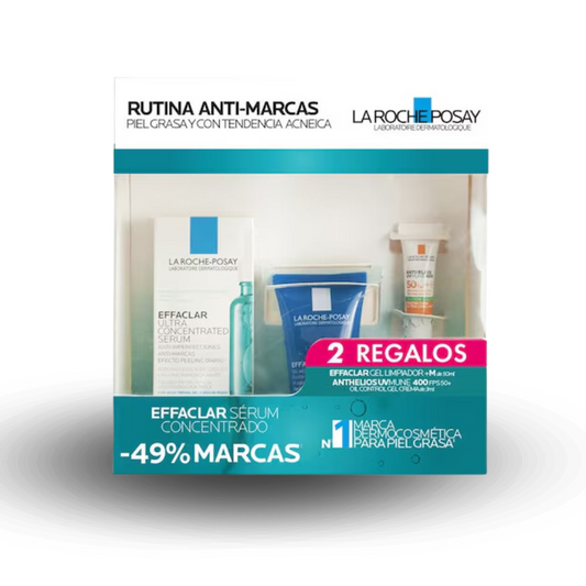 Kit Anti-Manchas Effaclar Serum Anti-Imperfecciones + Gel Limpiador + Anthelios UVMUNE