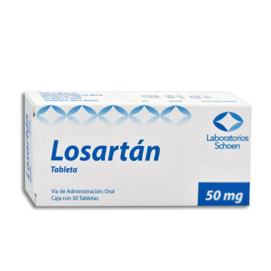 LOSARTAN 30 TAB 50 MG