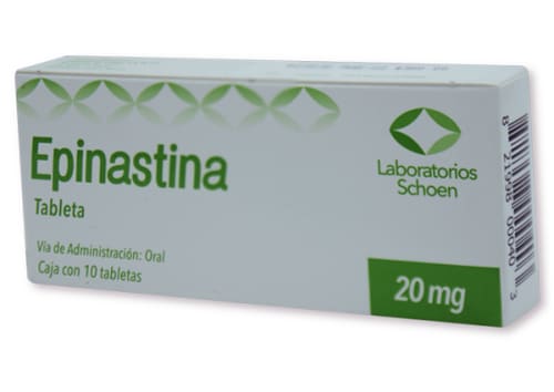 EPINASTINA 10 TAB 20 MG