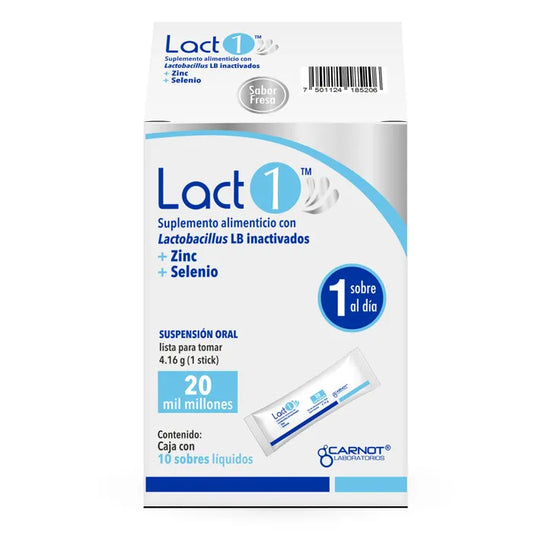 Suplemento Alimenticio Suspensión Lactobacilos 10 Sobres 4.16 G