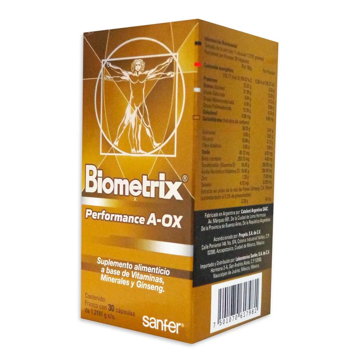 BIOMETRIX PERF A-0X S ALIM 30CAPSN – Farma Leal