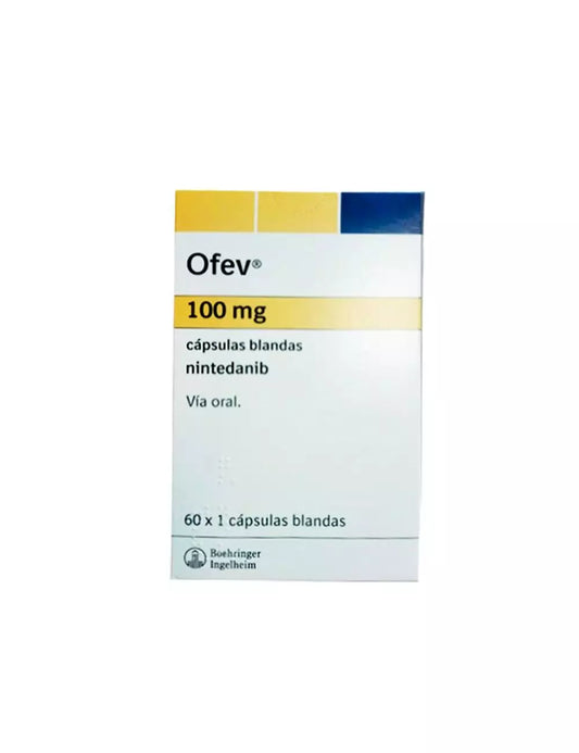 OFEV 100 MG  C/60  CAP