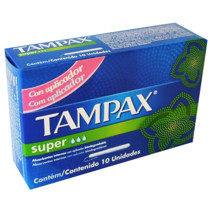 TAMPONES TAMPAX SUPER ABSOR C/10