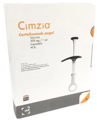 CIMZIA 200MG SOL INY 1ML