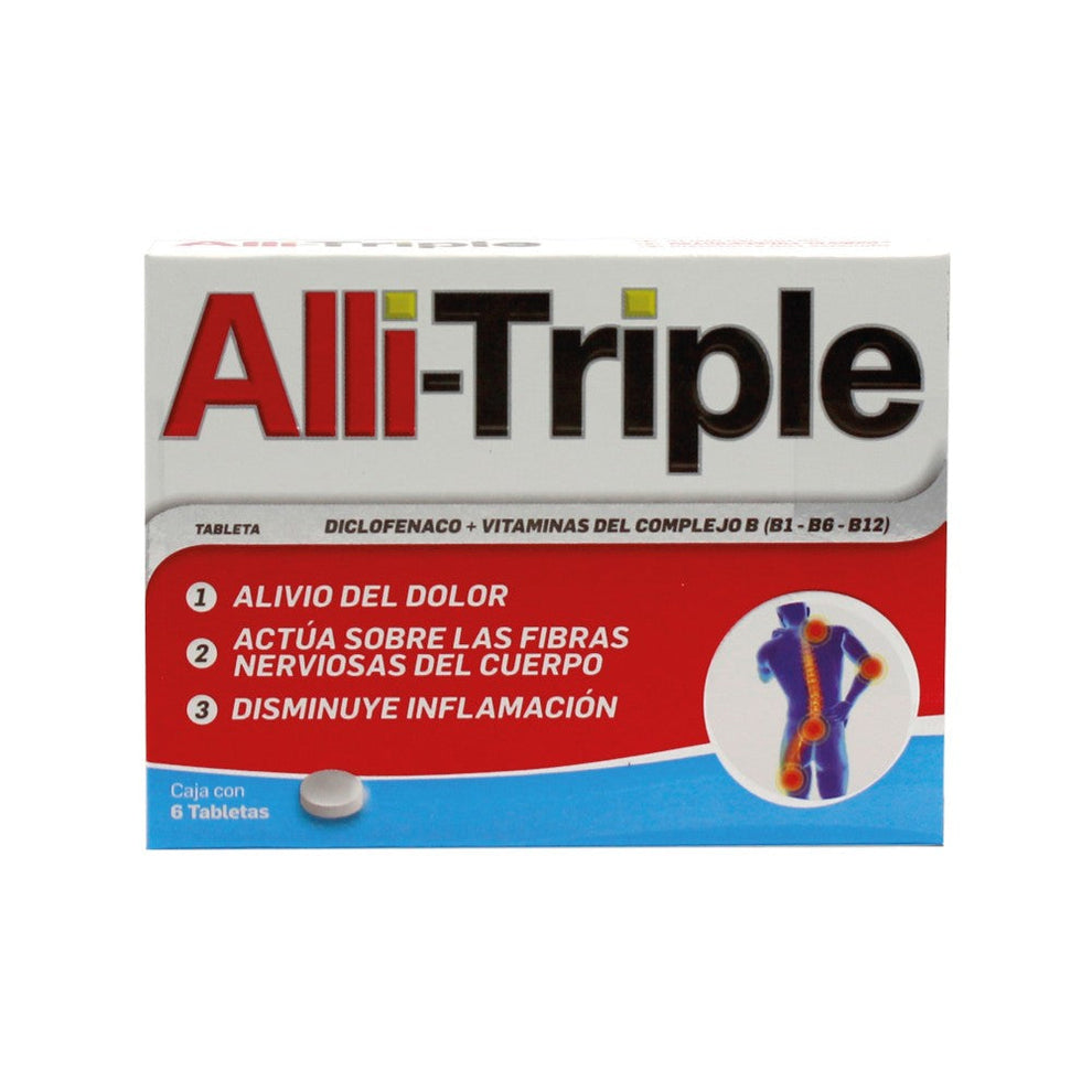 ALLI-TRIPLE 50/.25/50/50 MG 6 TAB – Farma Leal