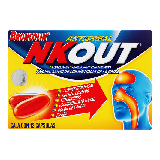 BRONCOLIN NKOUT ANTI-GRIP 12 CAPS