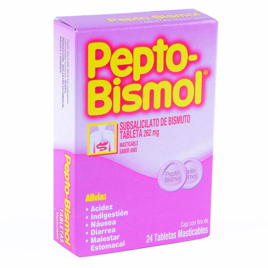 PEPTO-BISMOL TAB SB 24