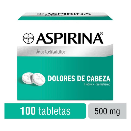 ASPIRINA 500 MG 100 TAB