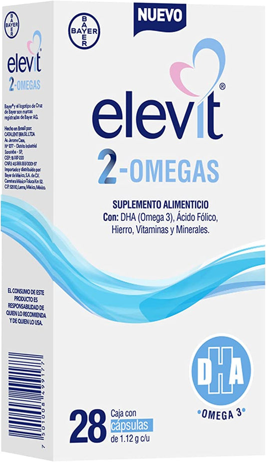 ELEVIT 2-OMEGAS SUP ALIM 28CAPS