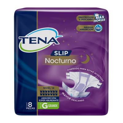 PANAL TENA SLIP NOCT GDE C/8