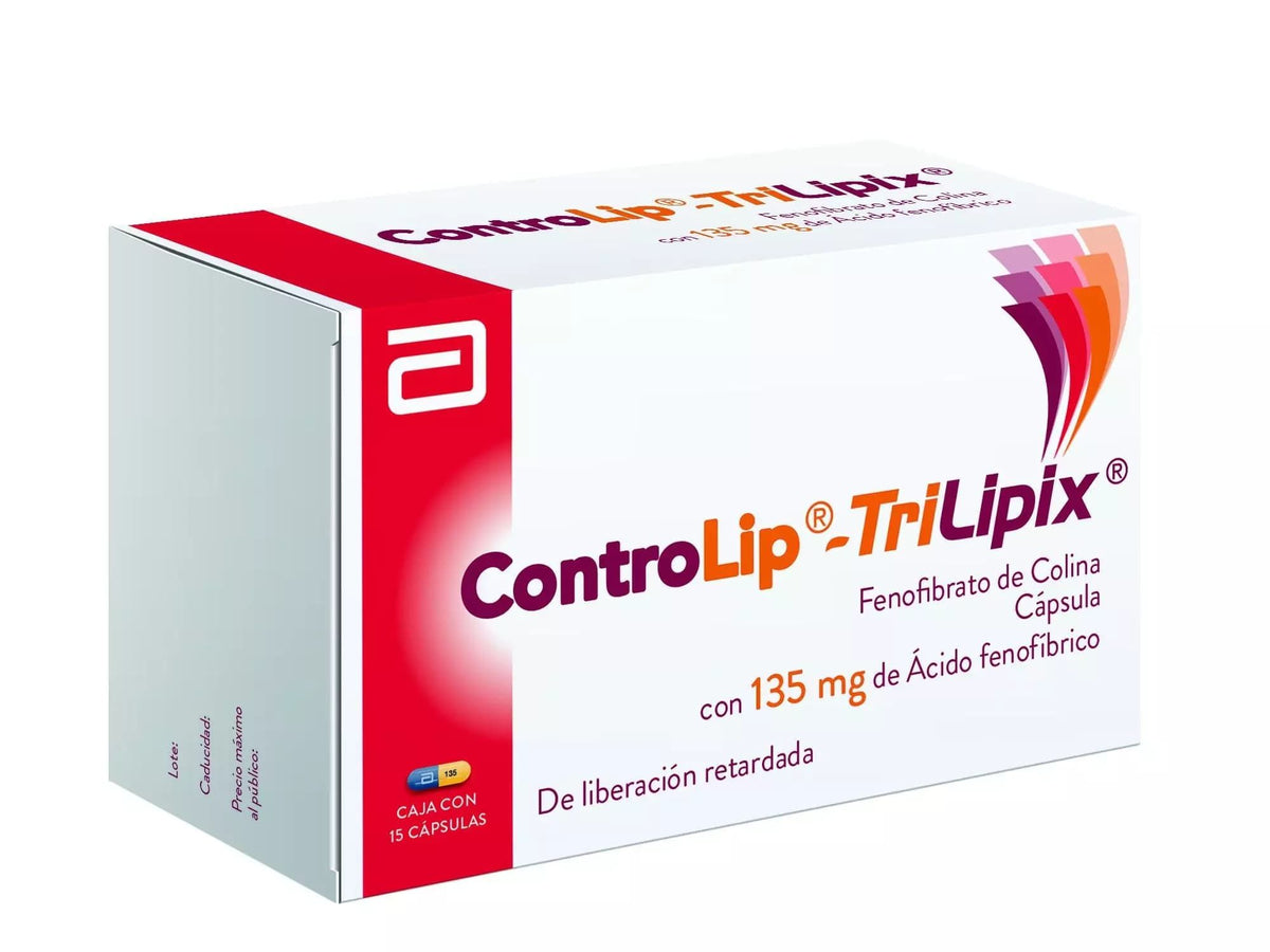 Control Ip Dual CONTROLIP TRILIPIX 135MG 15CAPS – Farma Leal
