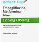 JARDIANZ DUO 12.5/850MG 60 TAB