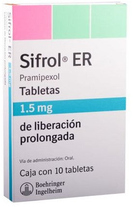 SIFROL ER 1 5MG TAB C10