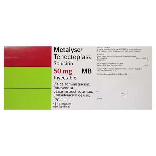 METALYSE 50 MG SOL INY
