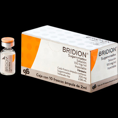 BRIDION 100MG AMP 10X2ML