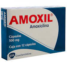 AMOXIL 500 MG 12 CAPS