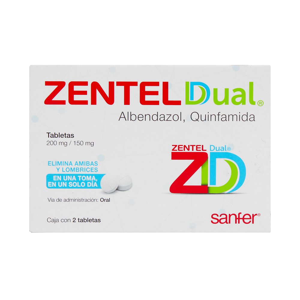 ZENTEL DUAL 200/150MG TAB C2