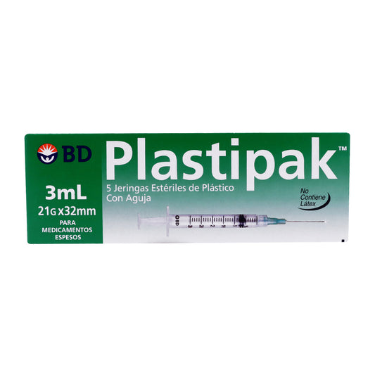 PLASTIPAK 3ML 21X32 - CAJ 5