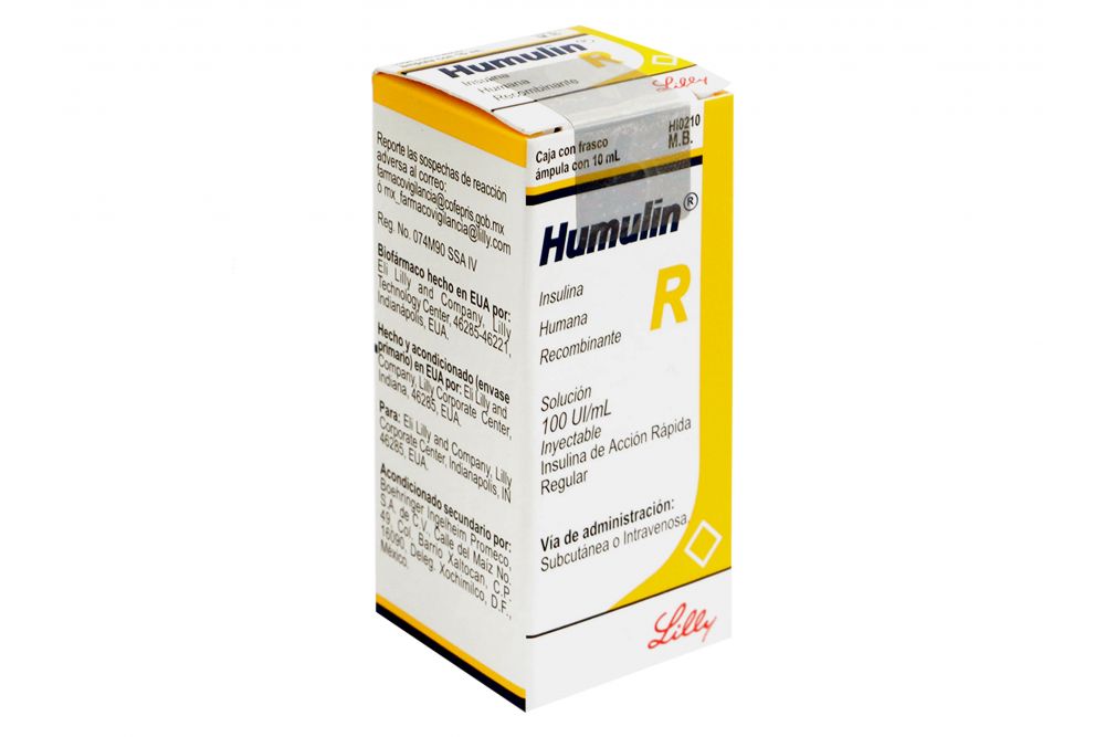 Humulin R Actrapid HUMULIN-R 10 ML HI210 – Farma Leal