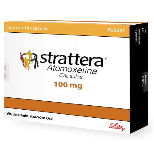 STRATTERA 100 MG 14 CAPS – Farma Leal