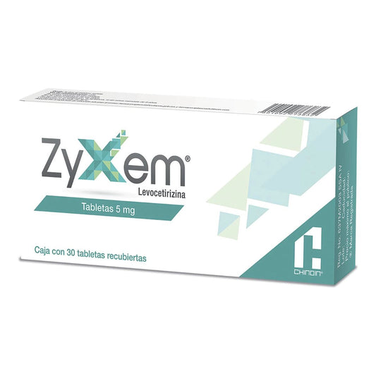ZYXEM TAB. 5 MG. CAJA C/30