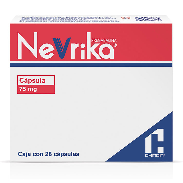 NEVRIKA 75 MG 28 CAPS – Farma Leal