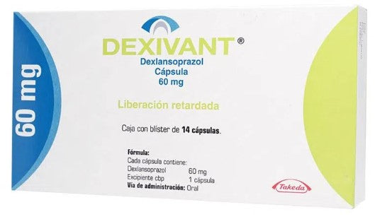 DEXIVANT 60MG CAPSULAS C14