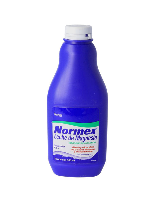 LECHE DE MAGNESIA NORMEX SUSP. C/360 ML.