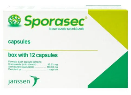 SPORASEC 33.3/166.6MG 12 CAPS