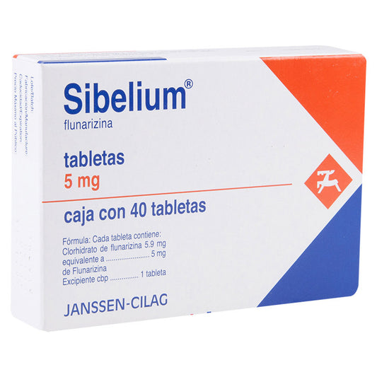 SIBELIUM 5MG TAB C40