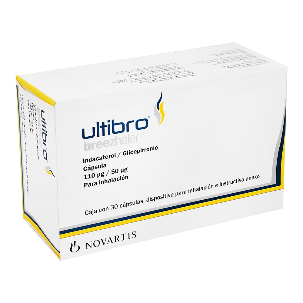 ULTIBRO BREEZHALER 110/50MCG - CAP 30
