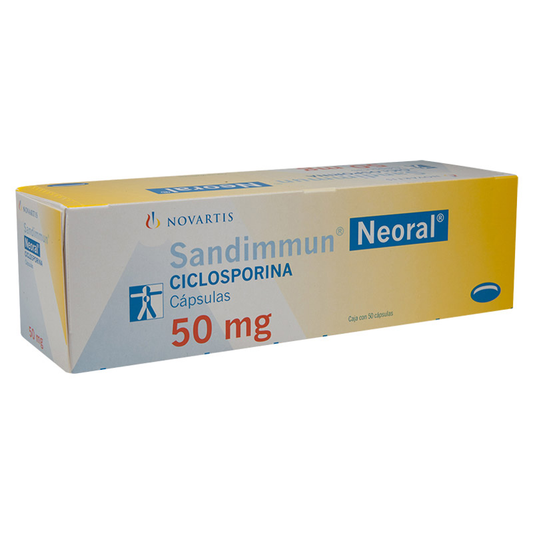 SANDIMMUN NEORAL 50 MG 50 CAPS