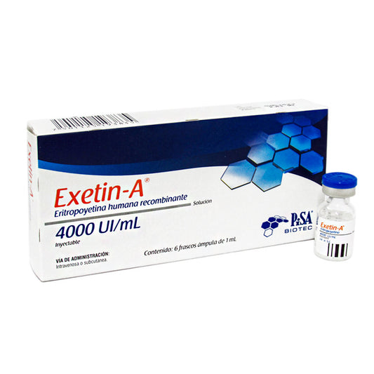 EXETIN-A FAM 4000UI CAJ C/6