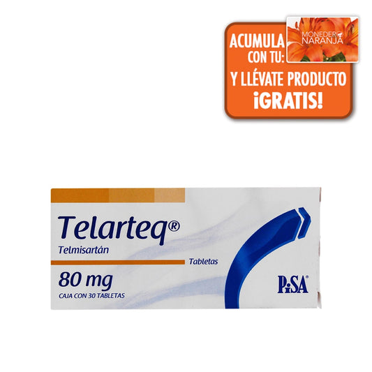 TELARTEQ 80MG TABLETAS C30