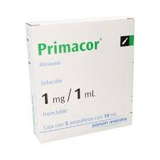 PRIMACOR 1MG/1ML SOL INY 3X10ML AMP – Farma Leal