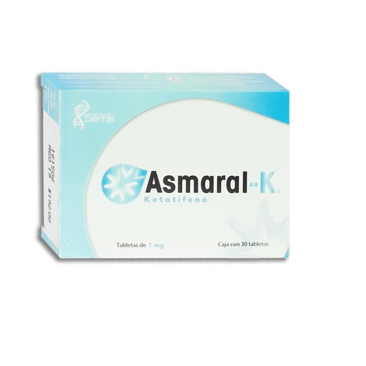 ASMARAL K COMPR 1 MG CAJA C30