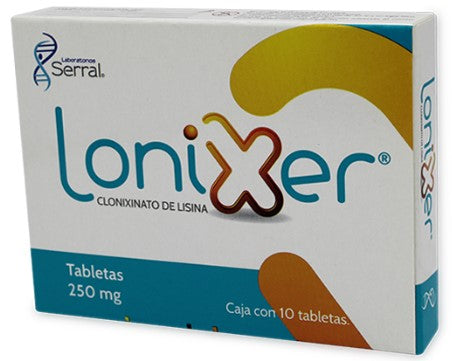 CLONIXINATO DE LISINA TAB. 250 MG. CAJA C/10 ( LONIXER )