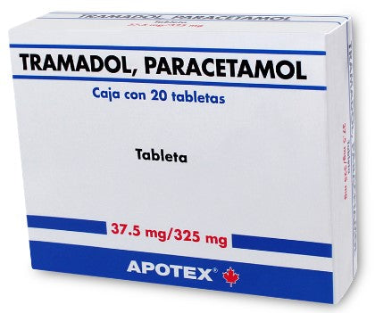 TRAMADOL PARACETAMOL TAB. 37.5/325 MG. CAJA C/20