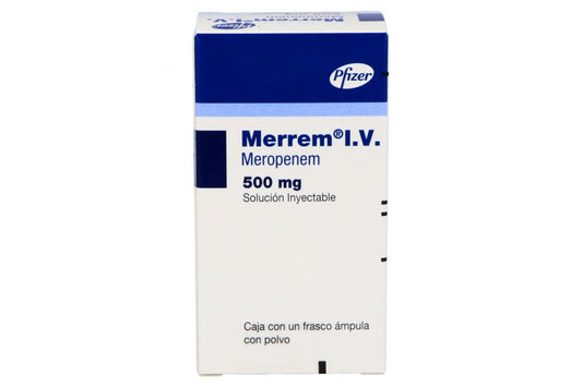 MERREM I.V. INY 500MG (A)(AE) - SOL 10
