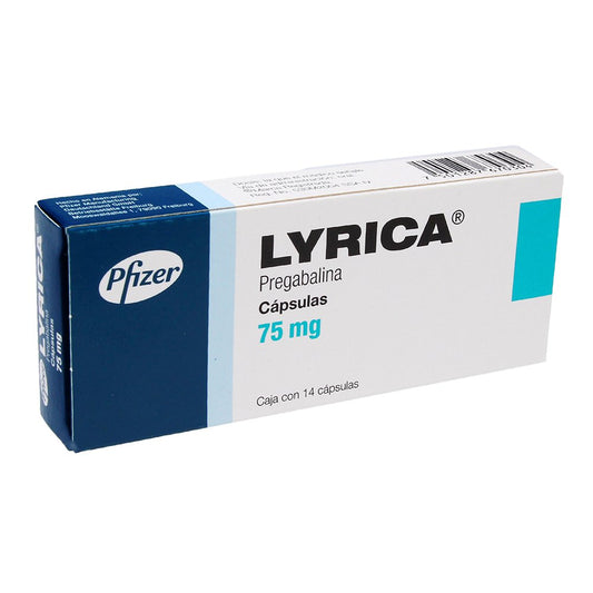 LYRICA 75 MG 14 CAPS