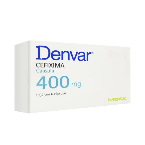 DENVAR 400 MG 6 CAPS