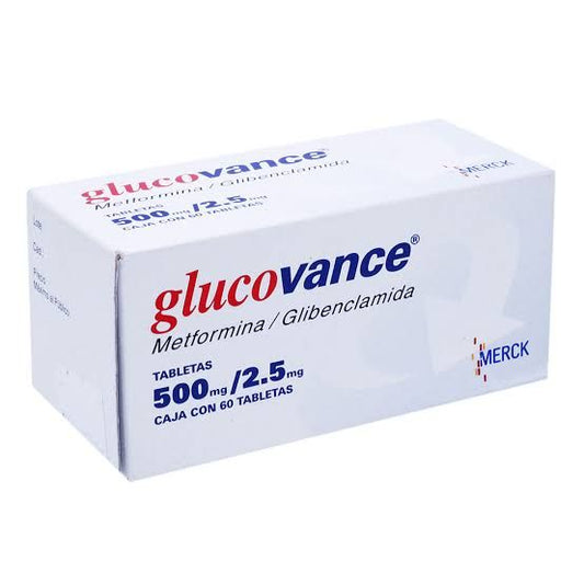 GLUCOVANCE 500MG 2 5 TAB C60