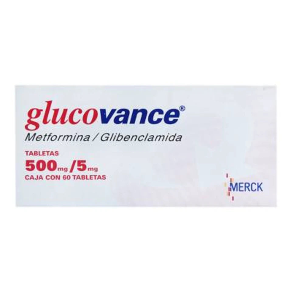GLUCOVANCE 500MG 5MG TAB C60 – Farma Leal