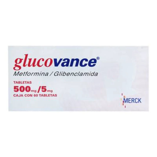 GLUCOVANCE 500MG 5MG TAB C60