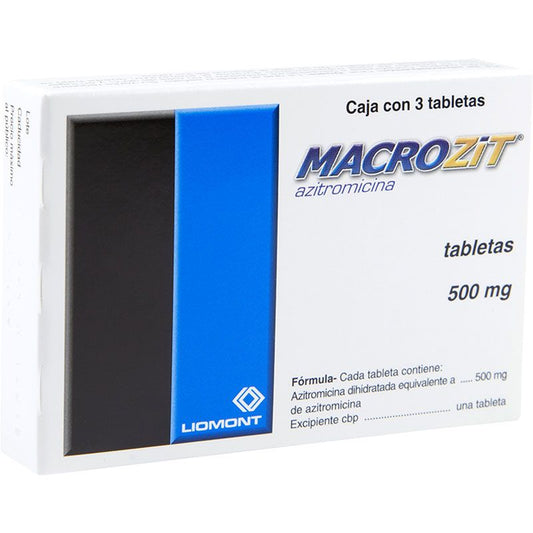 MACROZIT (AZITROMICINA) 500 MG C/3 TAB