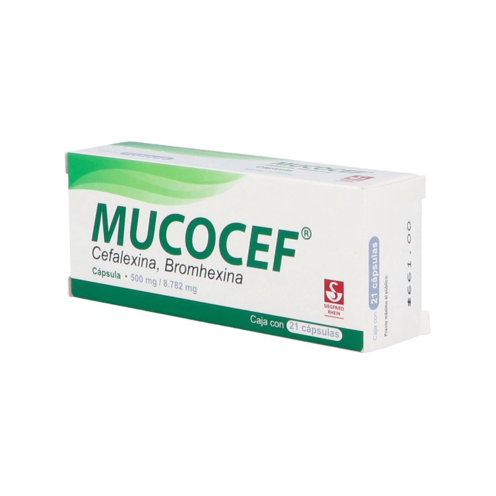 MUCOCEF 500/8 782MG CAP C21