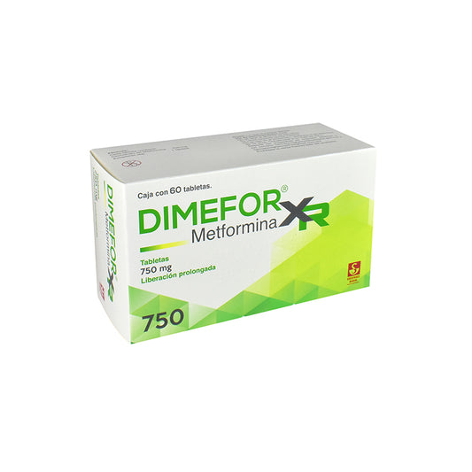 DIMEFOR XR 750MG - TAB 60